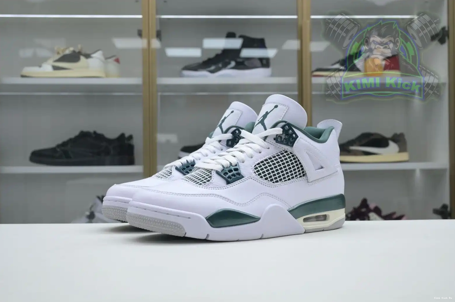 Kimikick Green Oxidized Jordan Air 4 0427